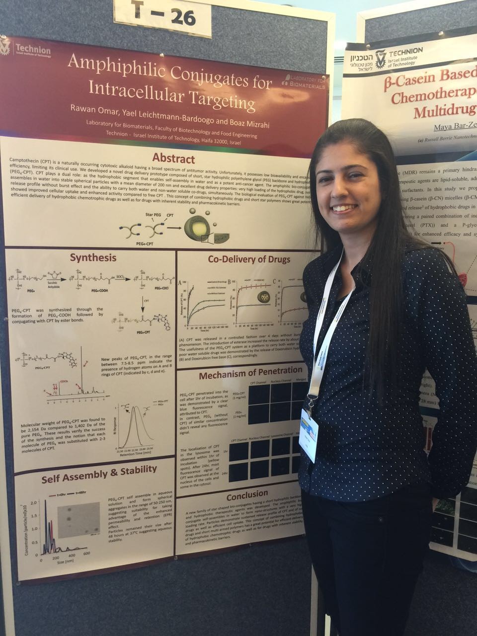 Rawan at the Polymers & Plastics Society  conference, 2015