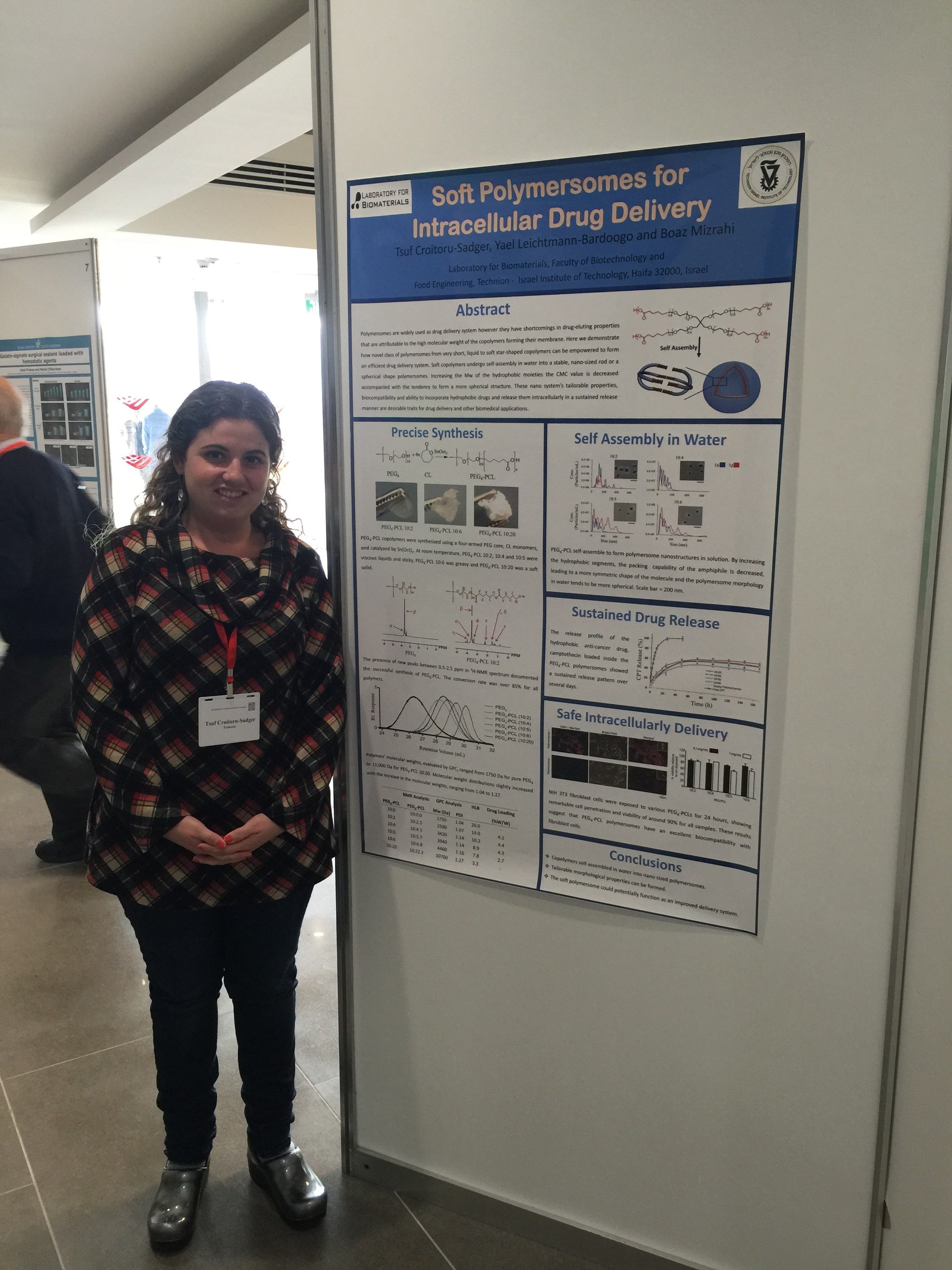 Tsuf at the Polymers & Plastics Society  conference, 2015